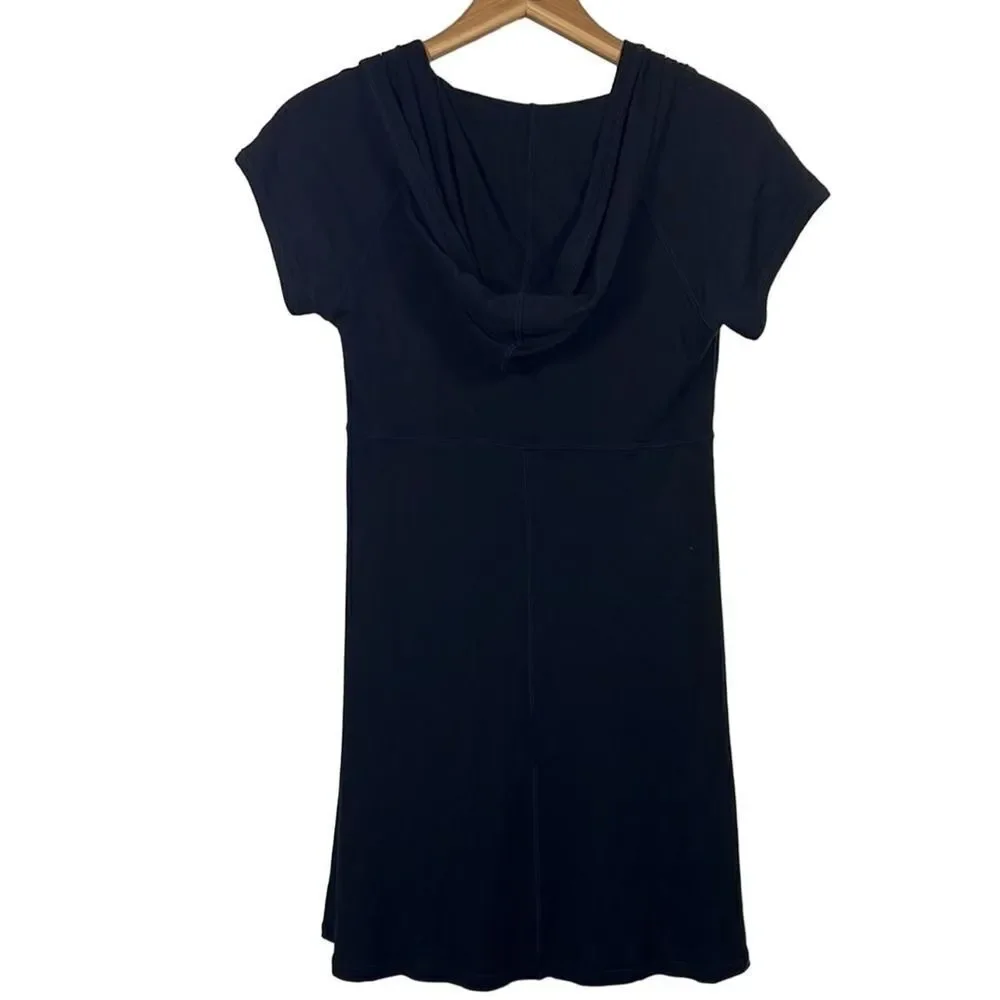 ROBIN PICCONE Women’s Resort Wear Hooded Swim Cover Up/Dress Black Size Small